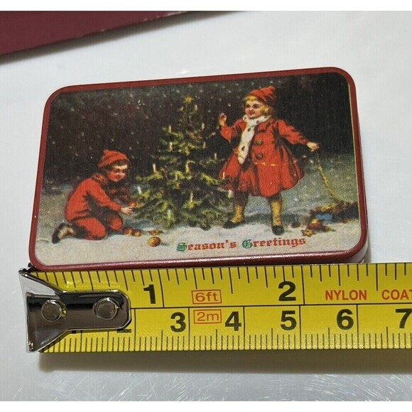 Vtg 1981 Victorian Memories Christmas Holiday Set of 3 Tins Lillian Vernon #4532 - Picture 7 of 9
